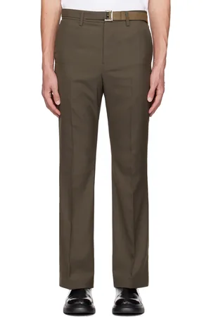 SACAI Khaki Suiting Trousers