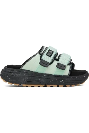 SUICOKE Green & Black MOTO-RUN2 Sandals