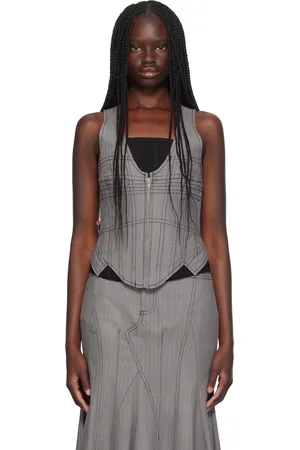 Miaou Black & White Dolly Corset