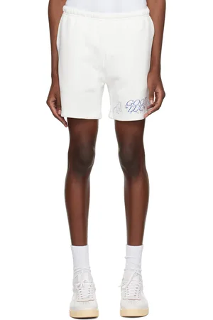 Mr. Saturday Off-White Graphic Shorts