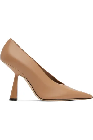 Jimmy Choo Beige Maryanne 100 Heels