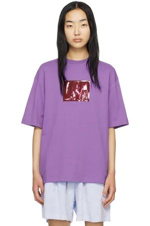 Acne Studios Purple Inflatable Patch T-Shirt