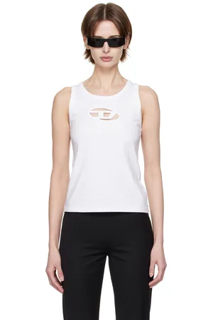 Diesel White T-Lynys-Od Tank Top