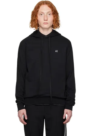 ANN DEMEULEMEESTER Black Embroidered Hoodie