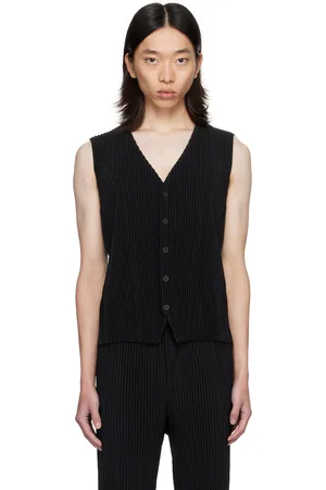 Issey Miyake Black Basics Vest