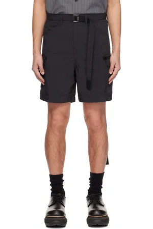 SACAI Black Belted Shorts