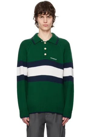 Casablanca Colourblock Long Sleeve Polo