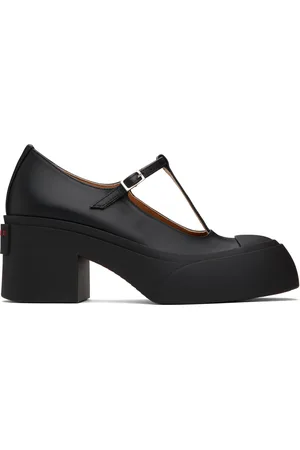 Marni Black T-Bar Mary Jane Pablo Heels