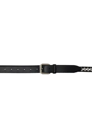 MAGLIANO Black Lattina Belt