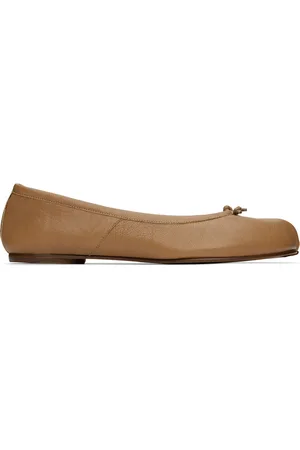 Maison Margiela Tan Tabi Ballerina Flats
