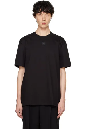 HUGO BOSS Black Interlock Cotton Regular-Fit T-shirt