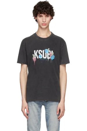 KSUBI Gray Graff Rose Kash T-Shirt