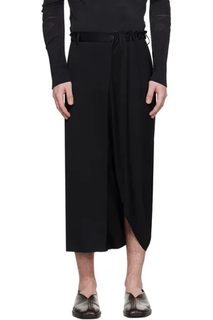 Issey Miyake Black Basic Trousers