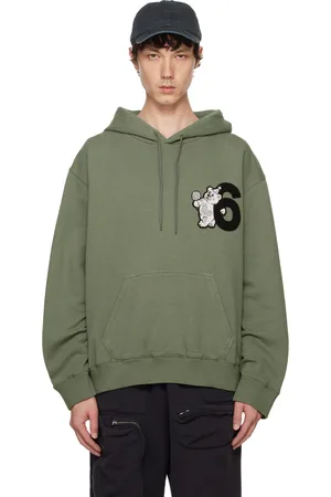 Maison Margiela Green Teddy Bear Hoodie