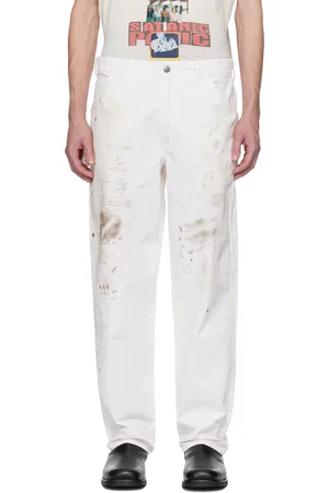 Paly Off-White Spells Painter Trousers
