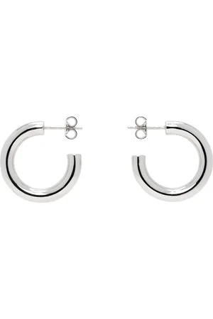 LEMAIRE Silver Small Classic Hoop Earrings