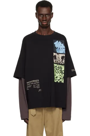 DRIES VAN NOTEN Black Layered T-shirt