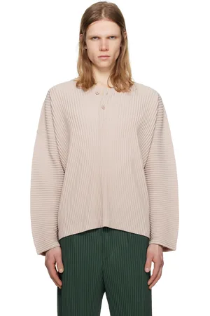 Issey Miyake Beige Monthly Color February Henley