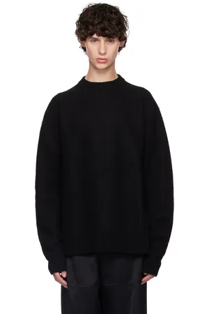 Jil Sander Black Crewneck Sweater