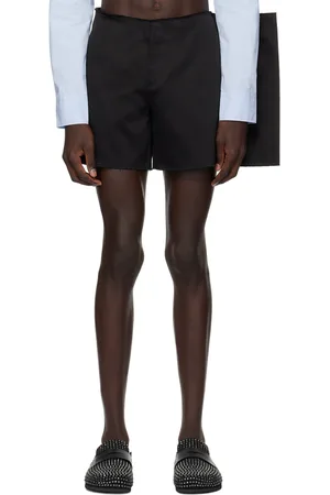 J.W.Anderson Black Raw Edge Shorts