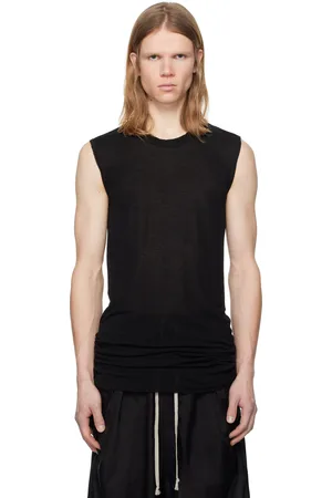 Rick Owens Black Hollywood Basic SL Tank Top