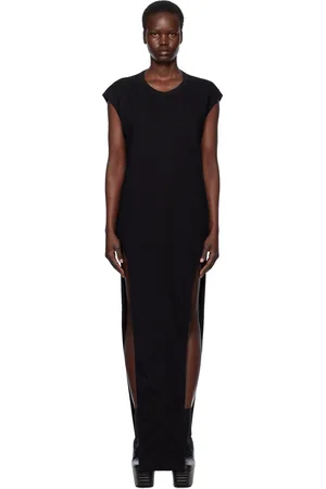 Rick Owens Black Hollywood Classic Arrowhead Maxi Dress