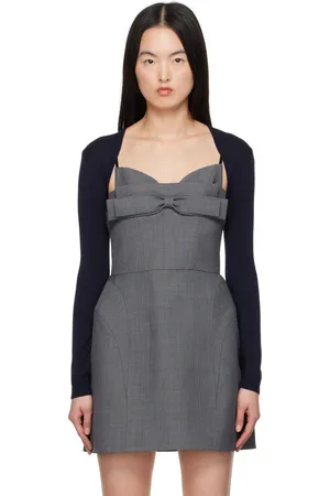 Shushu/Tong Navy Knitted Shrug Cardigan