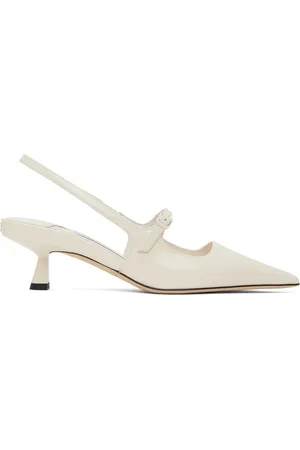 Jimmy Choo Off-White Didi 45 Heels