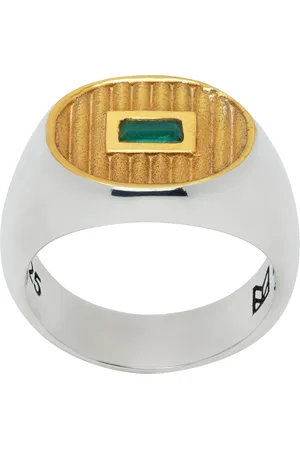 Maple Silver & Gold Sherman Signet Ring