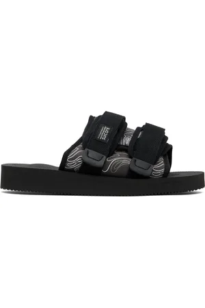 SUICOKE Black MOTO-Cab-PT07 Sandals