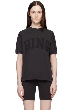 ANINE BING Black Jaylin T-shirt