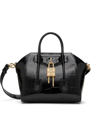 Givenchy Black Mini Antigona Lock Bag