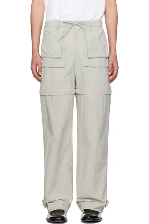 Helmut Lang Beige Convertible Cargo Pants