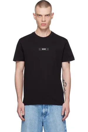 VERSACE Black Patch T-shirt