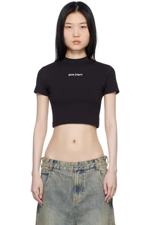 Palm Angels Black Classic Logo Baby T-shirt