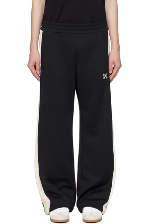 Palm Angels Black Monogram Track Pants
