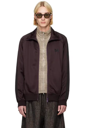 Pins & Needles Purple Poly Smooth Track Jacket