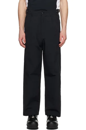 Izzue Black Embroidered Trousers