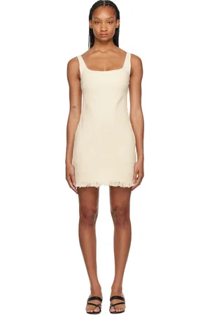 Staud Off-White Isabela Minidress