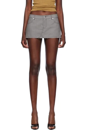 Miaou Black & White Miss Miniskirt