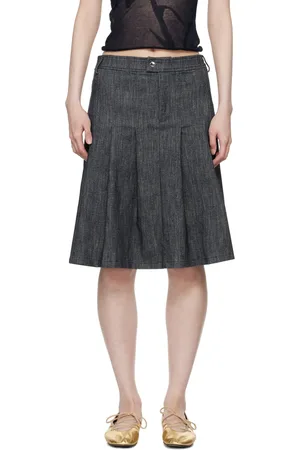 Paloma Wool Gray Lai Midi Skirt