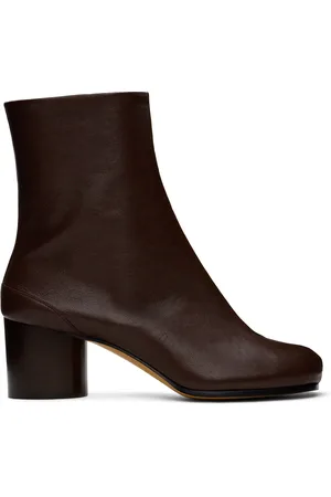Maison Margiela Brown Tabi Ankle Boots