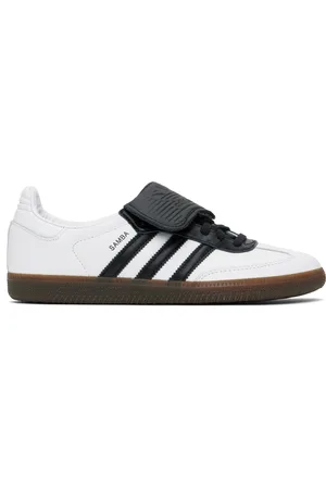 adidas White & Black Samba LT Sneakers