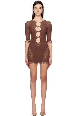 Poster Girl Brown Miranda Minidress