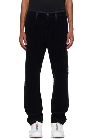 Stone Island Navy Corduroy 800 Trousers