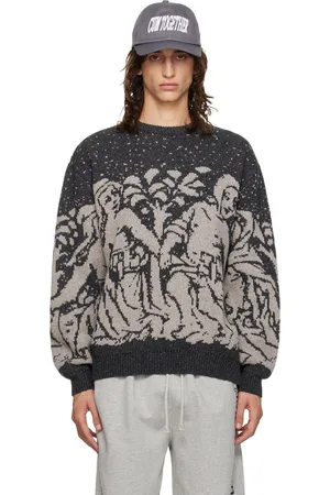 CARNE BOLLENTE Gray Love Chronicles Sweater