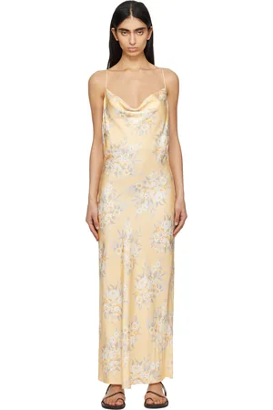 Holzweiler Orange Eila Print Midi Dress