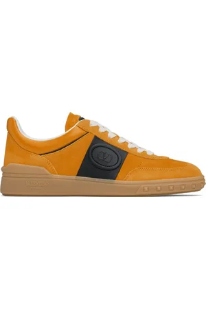 VALENTINO GARAVANI Orange & Black Upvillage Low Top Sneakers