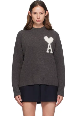 Ami Gray Ami de Cœur Sweater
