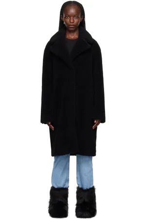 Stand Studio Black Camille Cocoon Coat